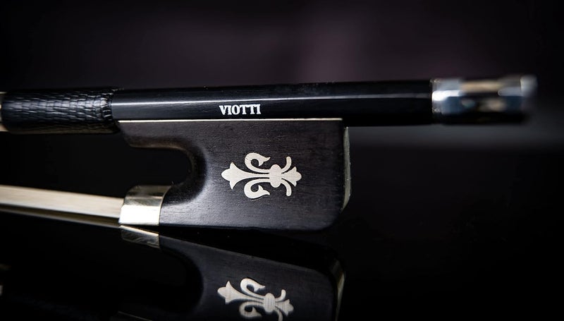 Viotti Carbon Fiber Cello Bow, Hand Crafted by Professional Bow Makers, Strong, Stiff & Well Balanced, Made with Mongolian Horse Hair, For Cellist of All Skill Levels - Image 2